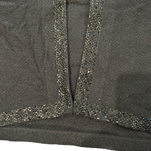St. John Beaded Trim Black Jacket, Sz 8 - Picture 10 of 14